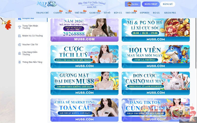 Danh sách khuyến mãi MU88 hot nhất 2025